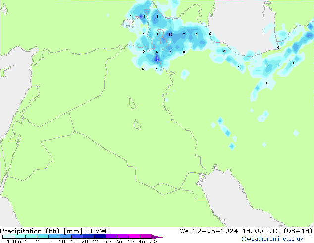 Z500/Rain (+SLP)/Z850 ECMWF mer 22.05.2024 00 UTC