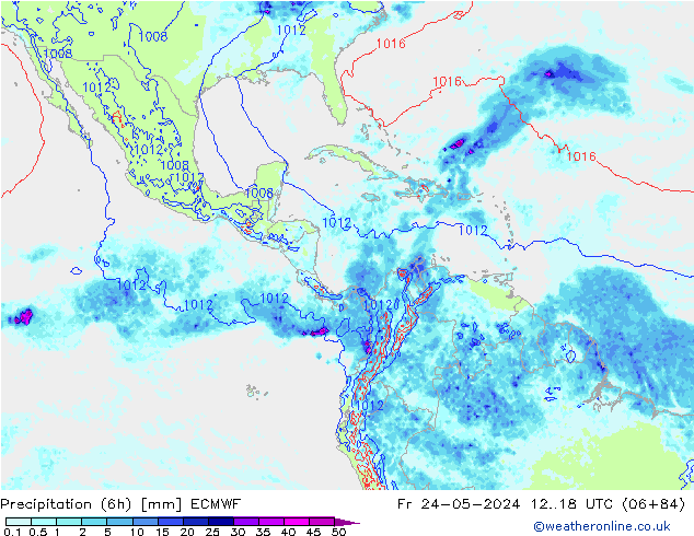 Z500/Rain (+SLP)/Z850 ECMWF ven 24.05.2024 18 UTC