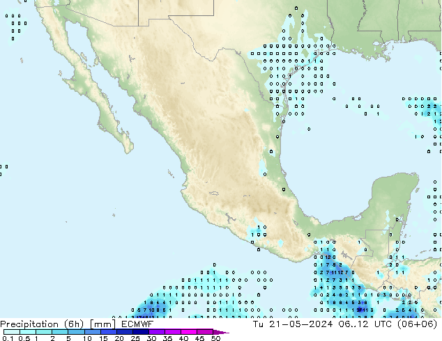 Z500/Rain (+SLP)/Z850 ECMWF mar 21.05.2024 12 UTC