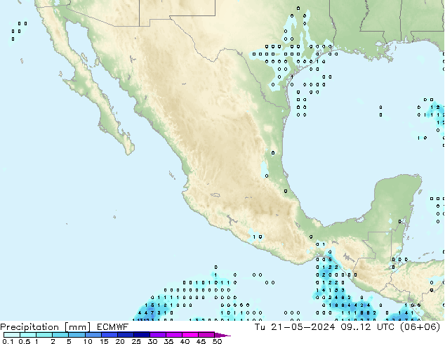 Precipitación ECMWF mar 21.05.2024 12 UTC