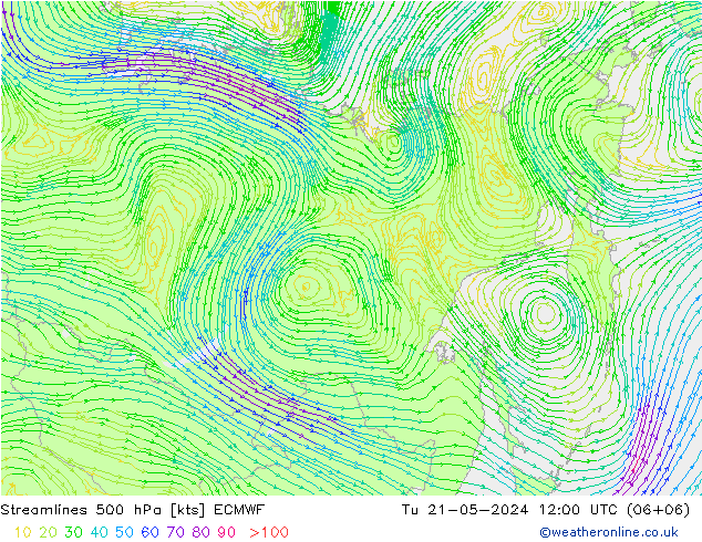  500 hPa ECMWF  21.05.2024 12 UTC