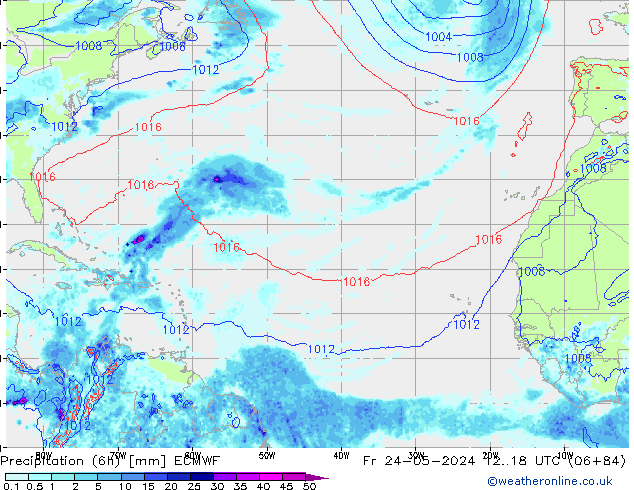 Z500/Rain (+SLP)/Z850 ECMWF Sex 24.05.2024 18 UTC