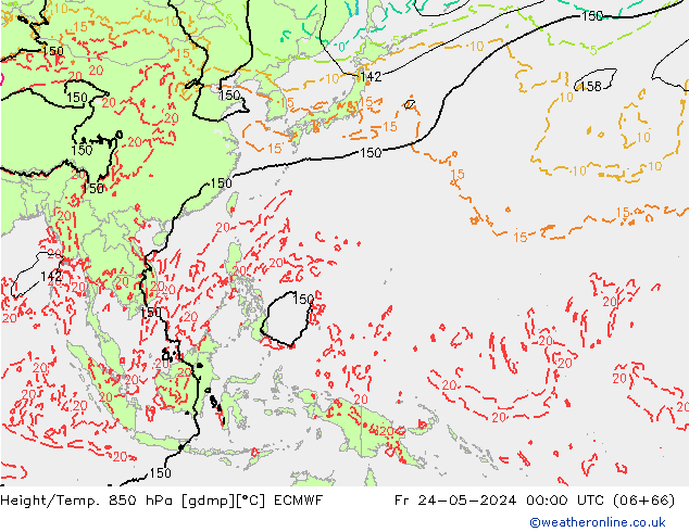 Z500/Rain (+SLP)/Z850 ECMWF pt. 24.05.2024 00 UTC