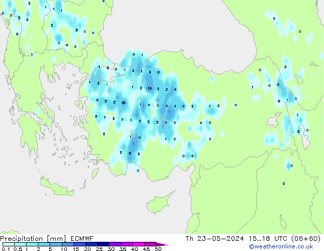 opad ECMWF czw. 23.05.2024 18 UTC