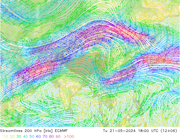  200 hPa ECMWF  21.05.2024 18 UTC