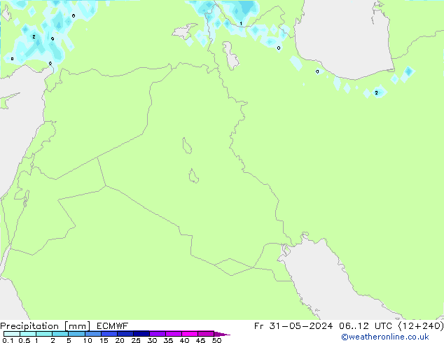 Precipitación ECMWF vie 31.05.2024 12 UTC