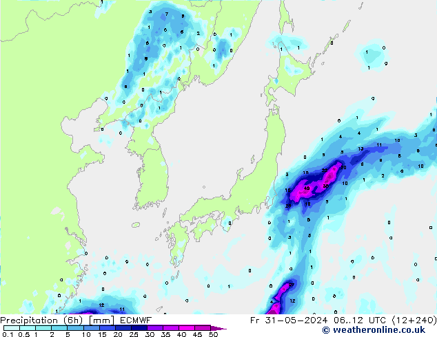 opad (6h) ECMWF pt. 31.05.2024 12 UTC