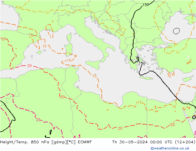 Z500/Regen(+SLP)/Z850 ECMWF do 30.05.2024 00 UTC