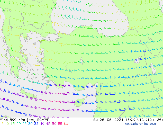  500 hPa ECMWF  26.05.2024 18 UTC