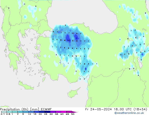 Z500/Rain (+SLP)/Z850 ECMWF vie 24.05.2024 00 UTC