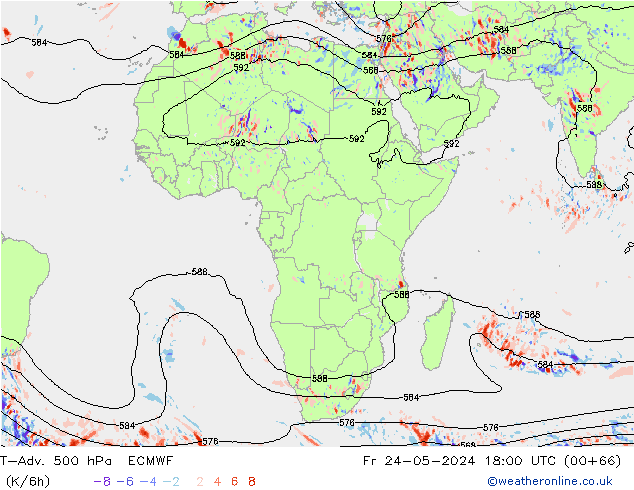 T-Adv. 500 hPa ECMWF vie 24.05.2024 18 UTC