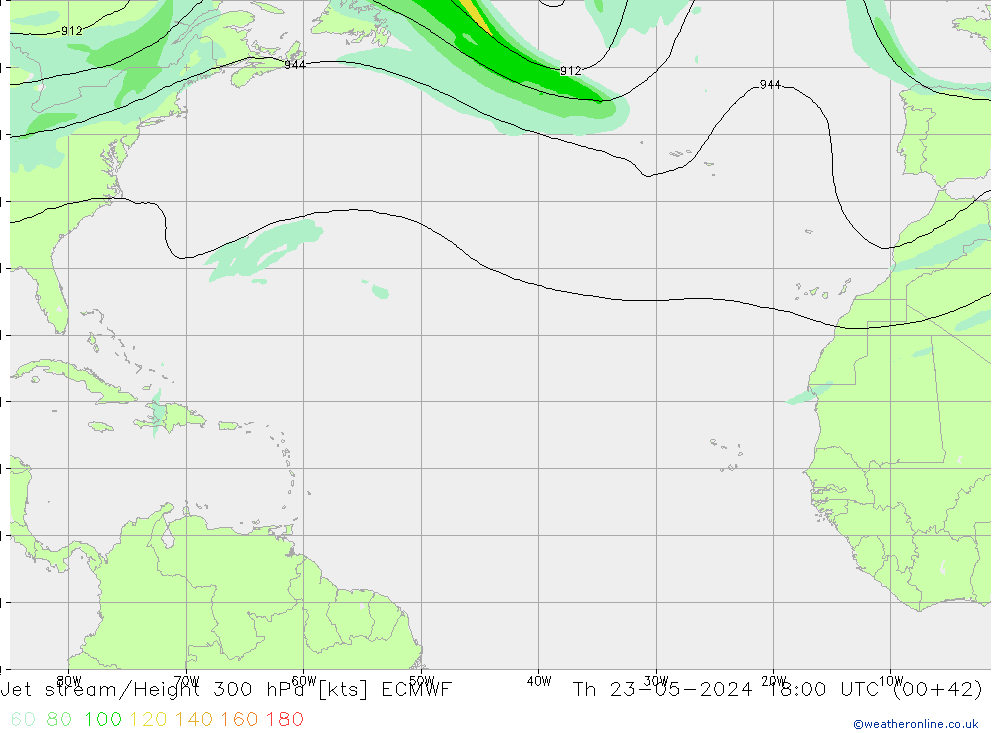 Jet Akımları ECMWF Per 23.05.2024 18 UTC