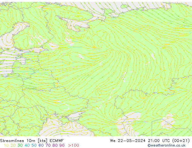  10m ECMWF  22.05.2024 21 UTC