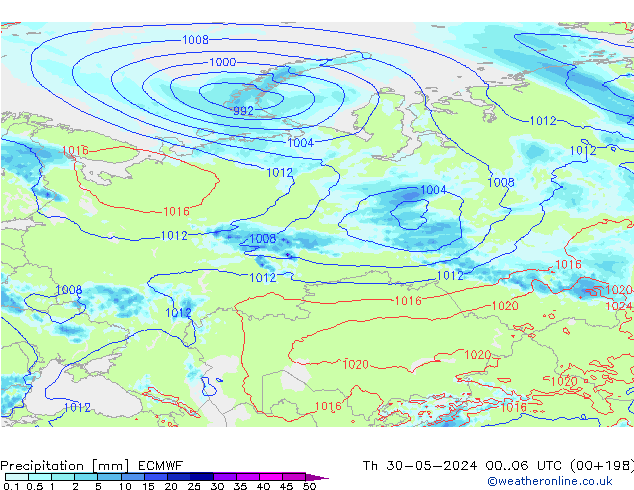 Yağış ECMWF Per 30.05.2024 06 UTC