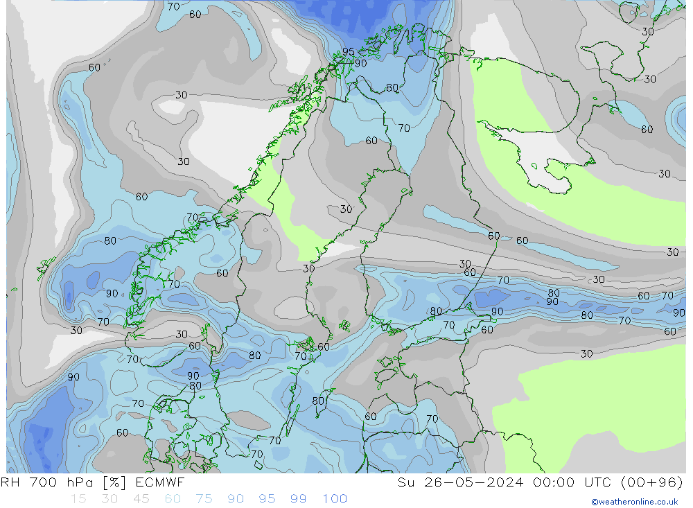 RV 700 hPa ECMWF zo 26.05.2024 00 UTC