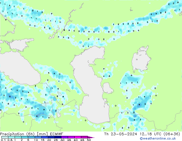 Z500/Regen(+SLP)/Z850 ECMWF do 23.05.2024 18 UTC