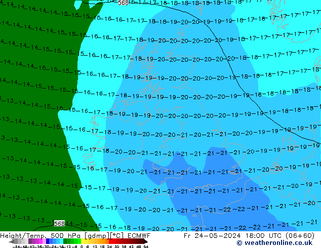 Z500/Rain (+SLP)/Z850 ECMWF ven 24.05.2024 18 UTC