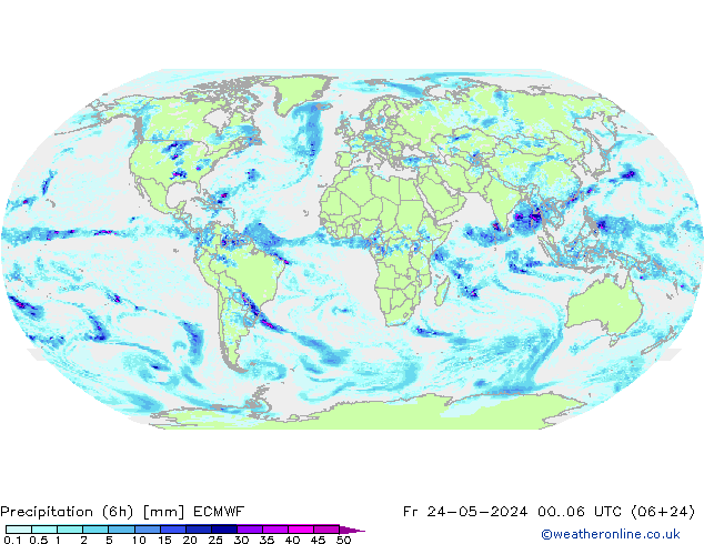 Z500/Rain (+SLP)/Z850 ECMWF Pá 24.05.2024 06 UTC