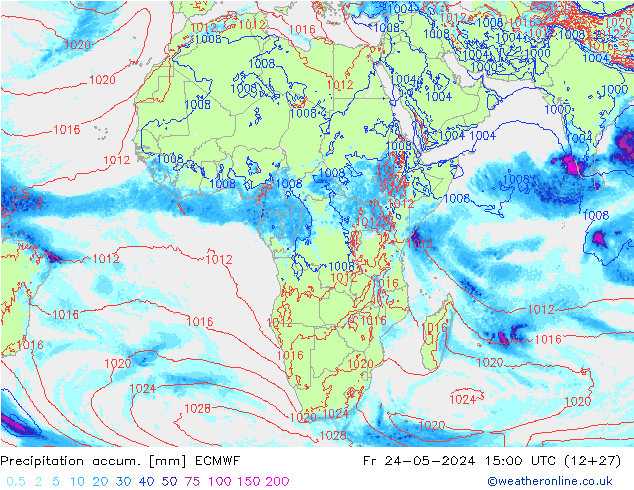 Precipitation accum. ECMWF pt. 24.05.2024 15 UTC