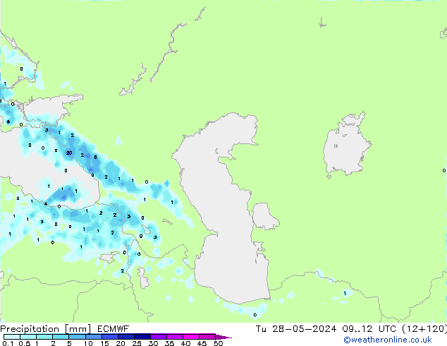 Yağış ECMWF Sa 28.05.2024 12 UTC