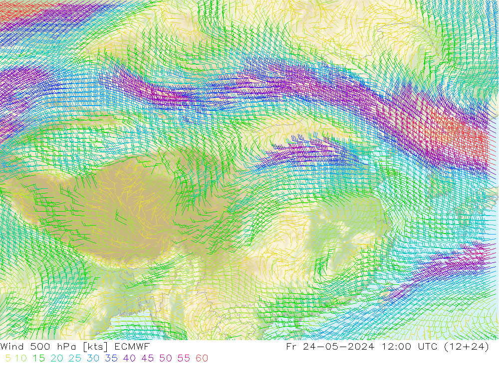  500 hPa ECMWF  24.05.2024 12 UTC