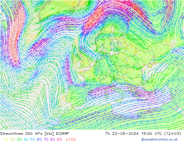  300 hPa ECMWF  23.05.2024 15 UTC