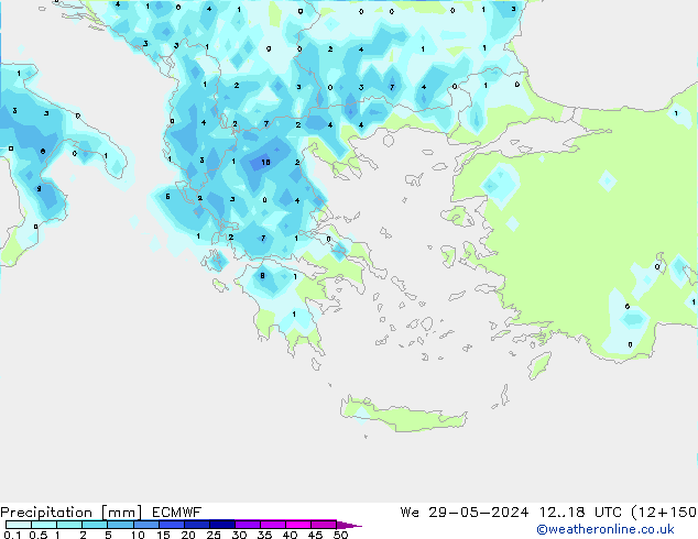 precipitação ECMWF Qua 29.05.2024 18 UTC