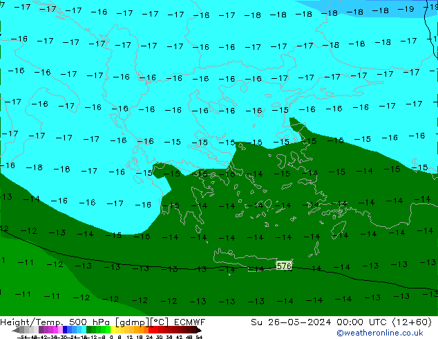 Z500/Rain (+SLP)/Z850 ECMWF Su 26.05.2024 00 UTC