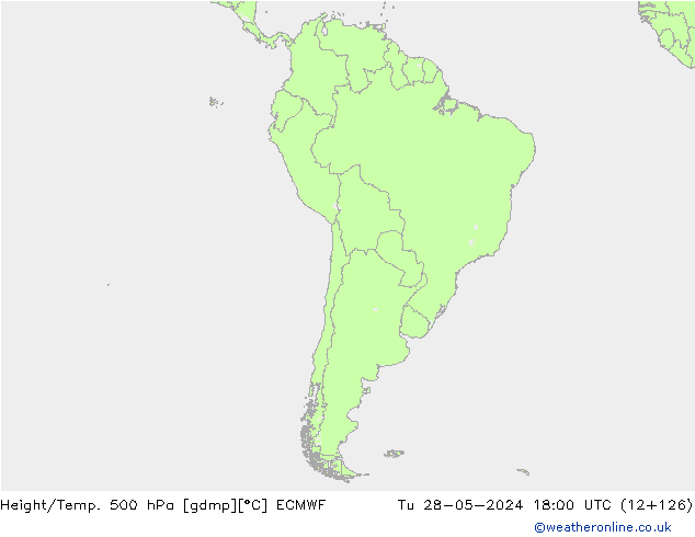 Z500/Rain (+SLP)/Z850 ECMWF вт 28.05.2024 18 UTC