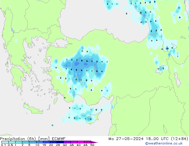 Z500/Rain (+SLP)/Z850 ECMWF Mo 27.05.2024 00 UTC