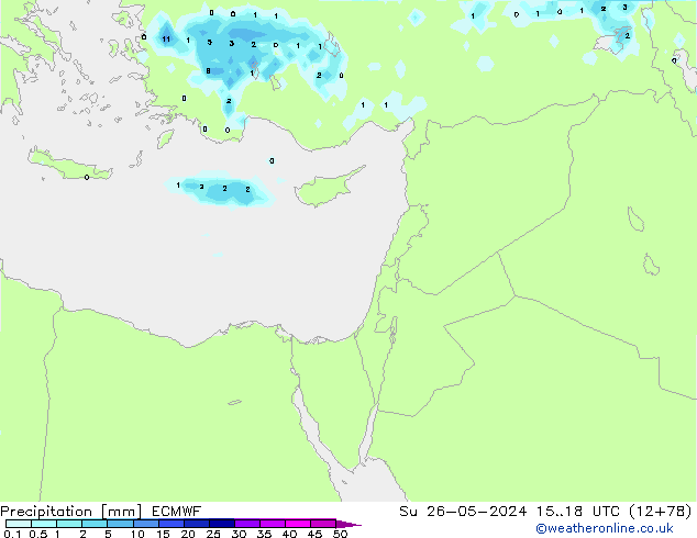 осадки ECMWF Вс 26.05.2024 18 UTC