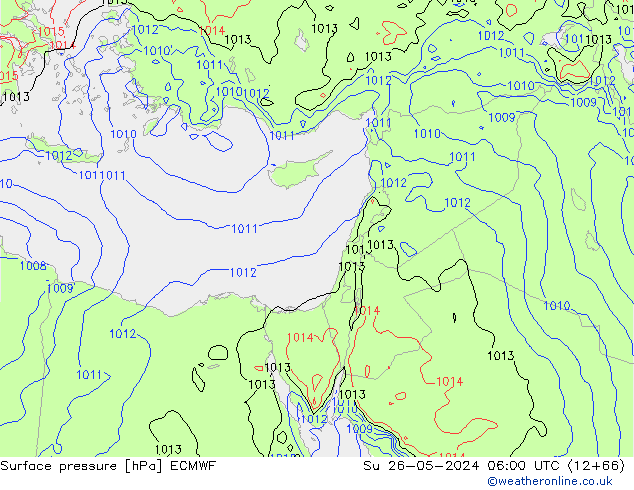 ciśnienie ECMWF nie. 26.05.2024 06 UTC