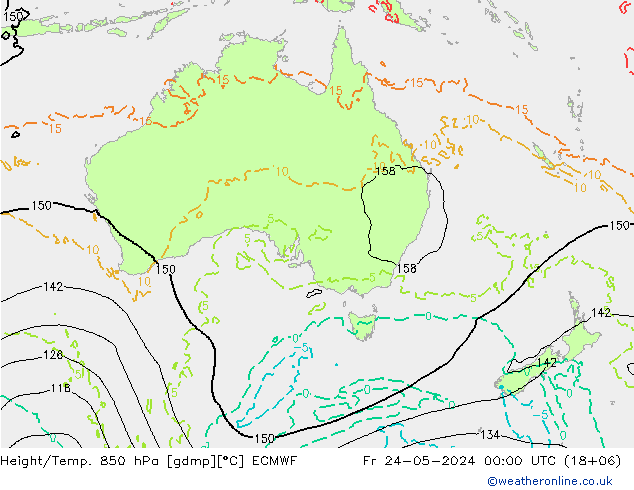 Z500/Rain (+SLP)/Z850 ECMWF  24.05.2024 00 UTC