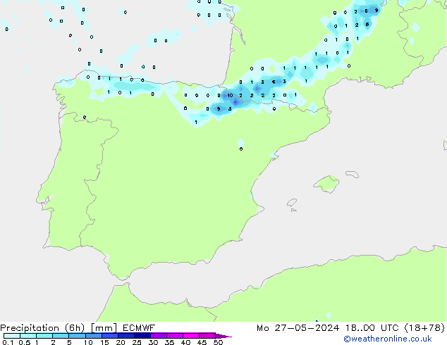 Z500/Rain (+SLP)/Z850 ECMWF  27.05.2024 00 UTC