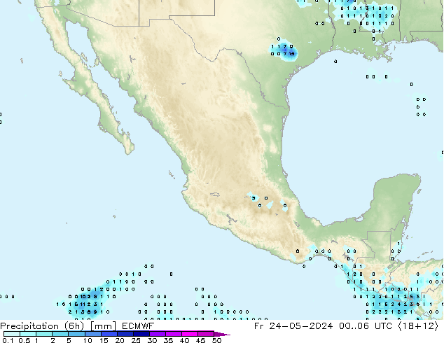 Z500/Rain (+SLP)/Z850 ECMWF vie 24.05.2024 06 UTC