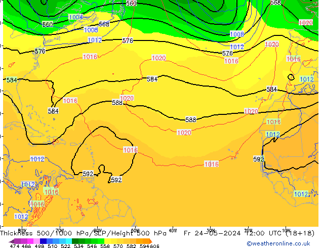 Thck 500-1000hPa ECMWF Pá 24.05.2024 12 UTC