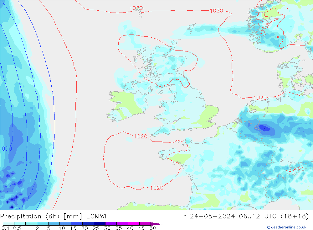 Z500/Rain (+SLP)/Z850 ECMWF Sex 24.05.2024 12 UTC