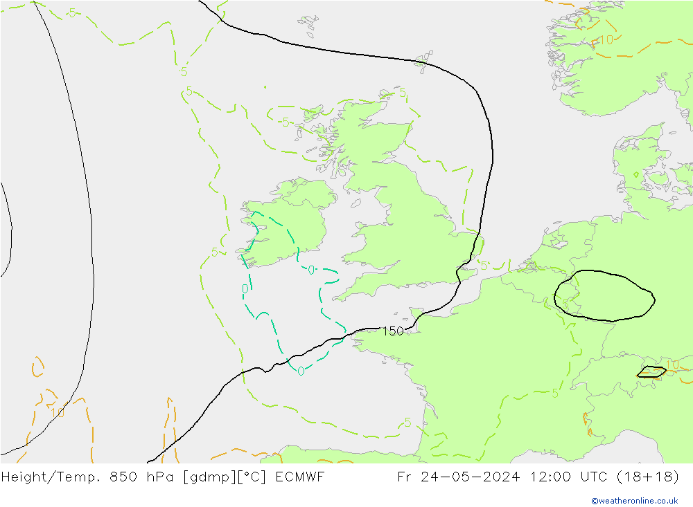 Z500/Rain (+SLP)/Z850 ECMWF Sex 24.05.2024 12 UTC