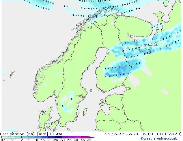 Z500/Rain (+SLP)/Z850 ECMWF So 25.05.2024 00 UTC