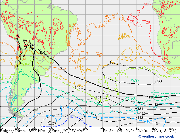 Z500/Rain (+SLP)/Z850 ECMWF пт 24.05.2024 00 UTC