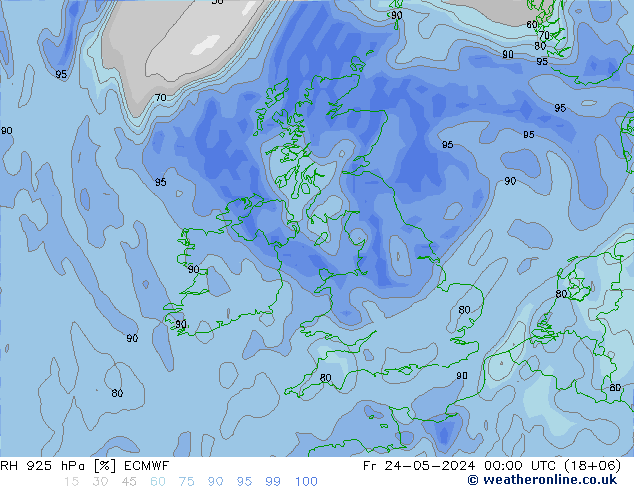 RV 925 hPa ECMWF vr 24.05.2024 00 UTC