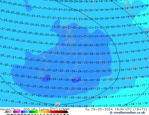 Z500/Regen(+SLP)/Z850 ECMWF zo 26.05.2024 18 UTC