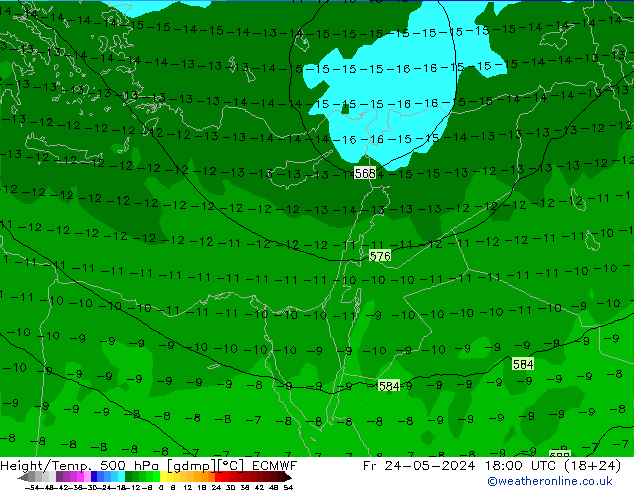 Z500/Rain (+SLP)/Z850 ECMWF Sex 24.05.2024 18 UTC