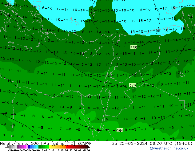 Z500/Rain (+SLP)/Z850 ECMWF so. 25.05.2024 06 UTC