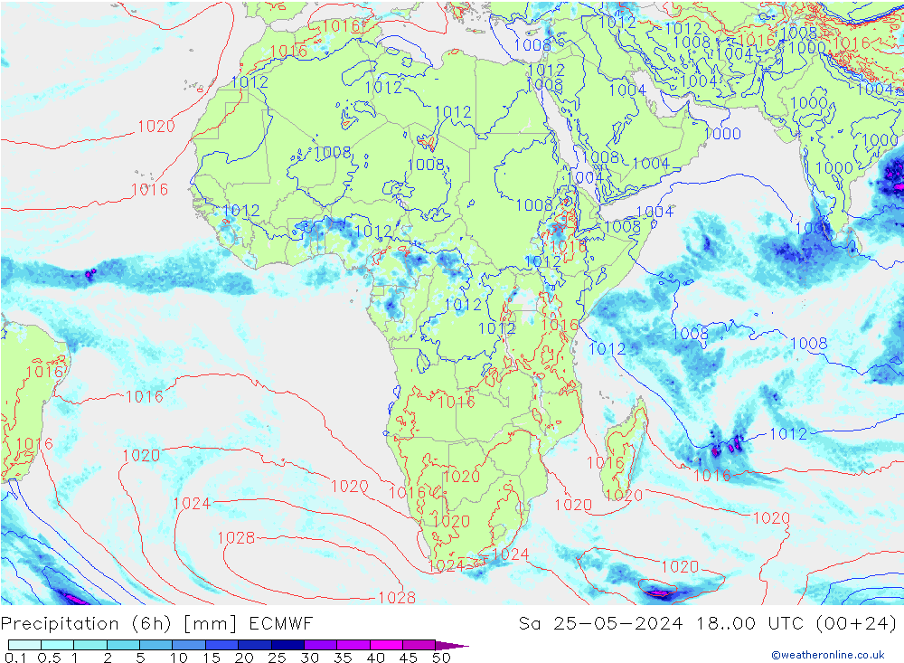 Z500/Rain (+SLP)/Z850 ECMWF So 25.05.2024 00 UTC