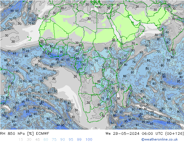 RV 850 hPa ECMWF wo 29.05.2024 06 UTC