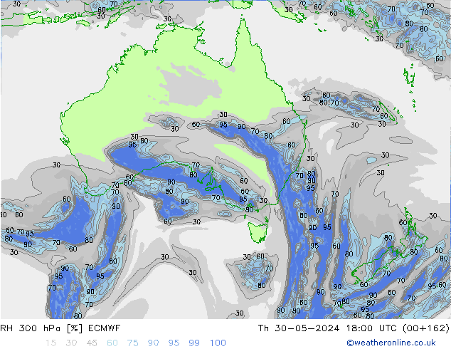 300 hPa Nispi Nem ECMWF Per 30.05.2024 18 UTC