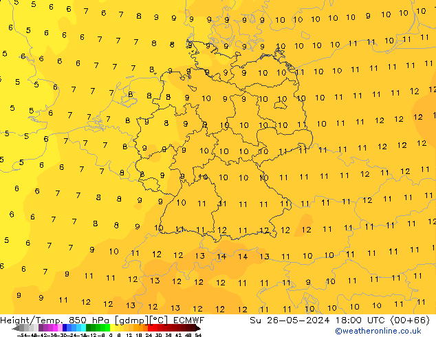 Z500/Regen(+SLP)/Z850 ECMWF zo 26.05.2024 18 UTC