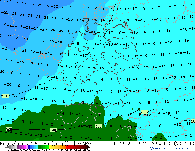Z500/Regen(+SLP)/Z850 ECMWF do 30.05.2024 12 UTC