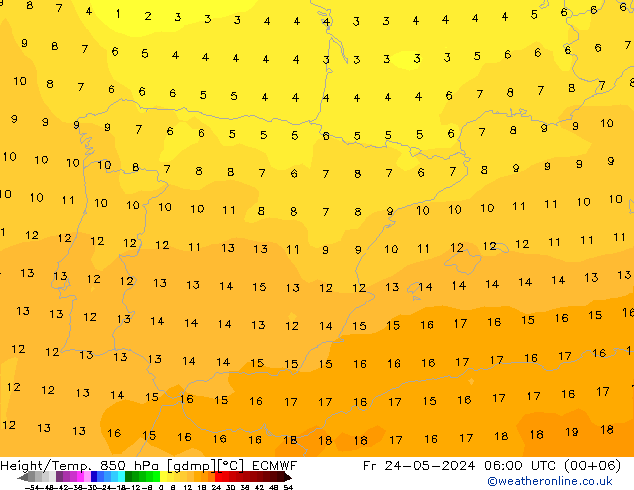 Z500/Rain (+SLP)/Z850 ECMWF Fr 24.05.2024 06 UTC